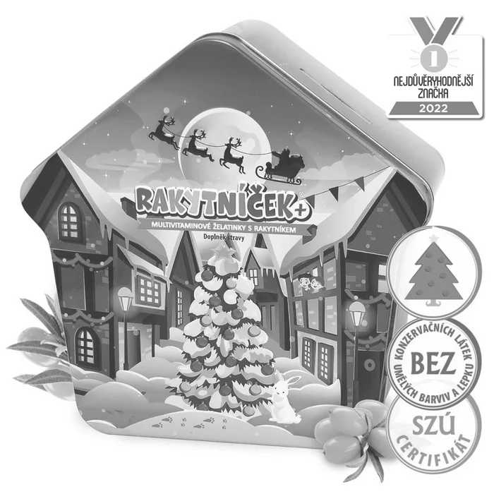 Terezia rakytníček+ Želatinky - modrá chaloupka 50 ks